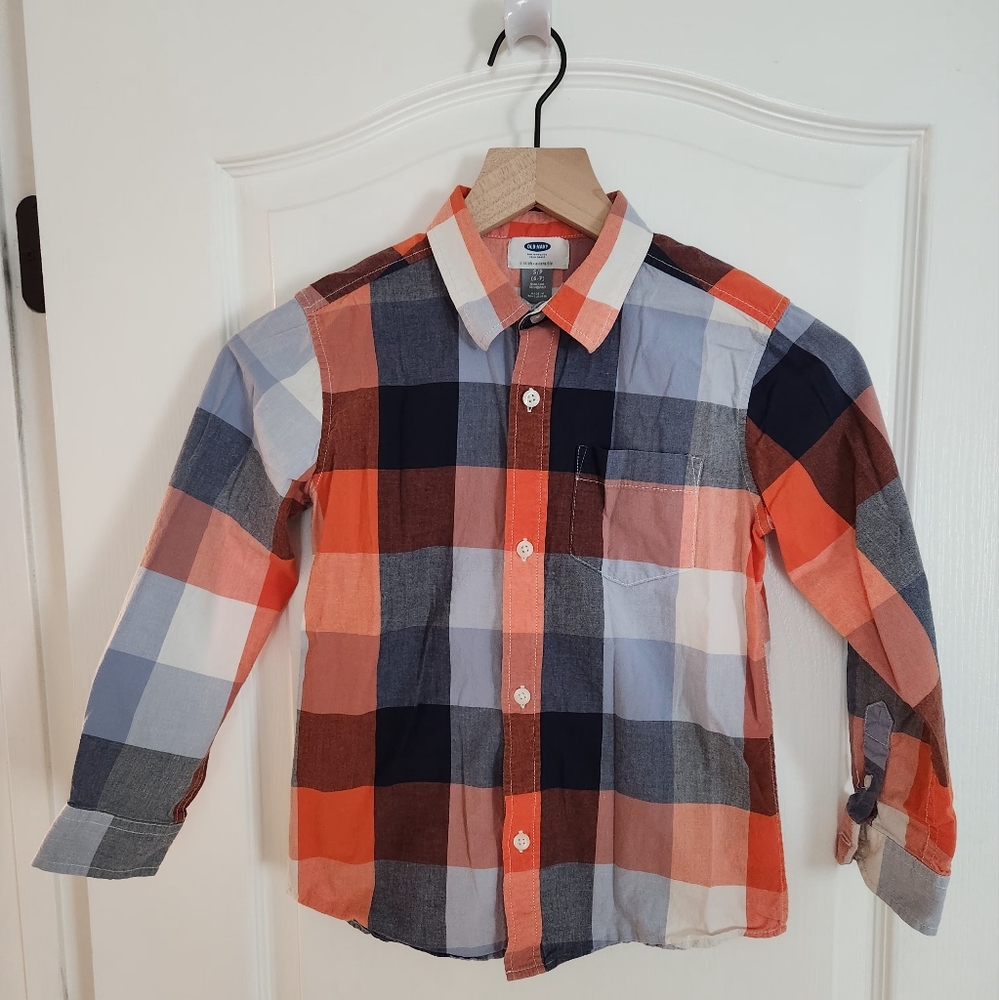 Boys Plaid Buttondown
